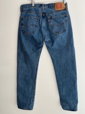 LEVI’S Original 501 Straight Leg Button Fly Men's Jeans 100% Cotton W33 L32